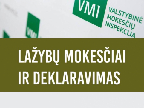 Kaip VMI deklaruoti metines lažybų pajamas ir mokesčius